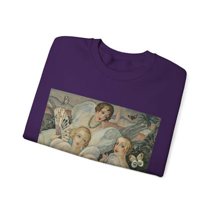 Les Femmes Fatales by Gerda Wegener Heavy Blend™ Crewneck Sweatshirt