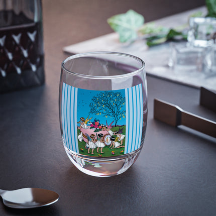 Enchanted Easter Gathering Whiskey Glass