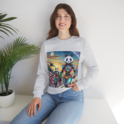 Cyber Punk Robots Unisex Heavy Blend™ Crewneck Sweatshirt