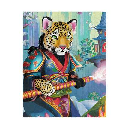 Cyberpunk Leopard Puzzle (110, 252, 520 or 1014-piece)