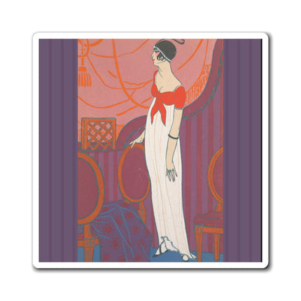 L’Entracte by Georges Lepape Magnets (3 Sizes)