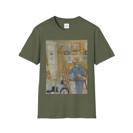 The Skeleton Painter by James Ensor Softstyle T-Shirt