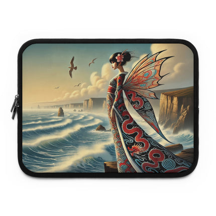 Coastal Fairy Laptop Sleeve – Serene Grace & Oceanic Magic