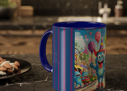 Monster Parade Madness Colorful Mugs, 11oz