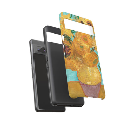 Vase with Twelve Sunflowers by Vincent Van Gogh Phone Cases