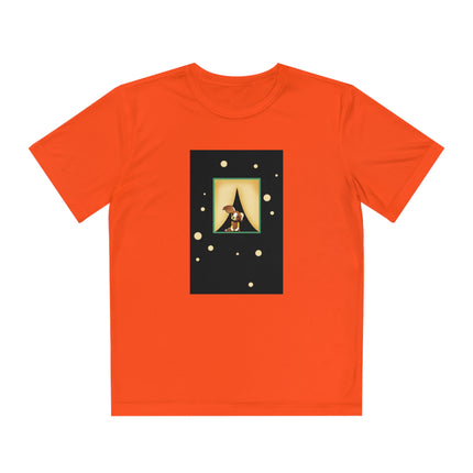 Playful Paws Youth Competitor Tee – Vintage Charm & Curious Adventure