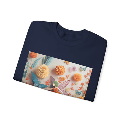 Dahlia Fairy Unisex Heavy Blend™ Crewneck Sweatshirt
