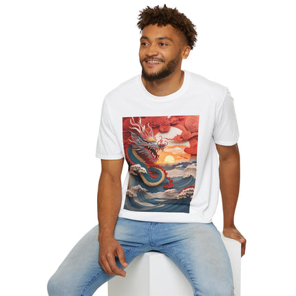 Stormbound Dragon Garment-Dyed T-shirt Softstyle T-Shirt