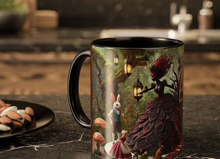 Malice in Wonderland – Gothic Halloween Colorful Mugs (11oz, 15oz)