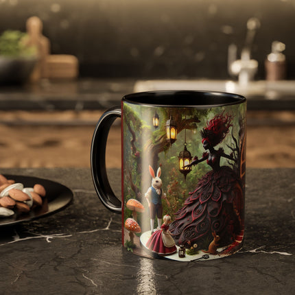 Malice in Wonderland – Gothic Halloween Colorful Mugs (11oz, 15oz)