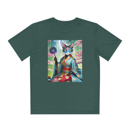 Cyberpunk Geisha Youth Competitor Tee
