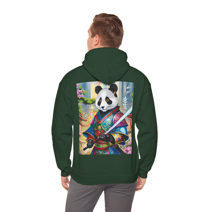 Cyberpunk Samurai Panda – Heavy Blend™ Hooded Sweatshirt