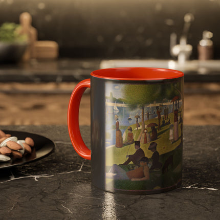 A Sunday on La Grande Jatte by Georges Seurat Colorful Mugs (11oz, 15oz)