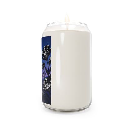 🖤🌙 The Lady Of The Midnight Black Flower Garden Scented Soy Candle – Art Deco Gothic Elegance