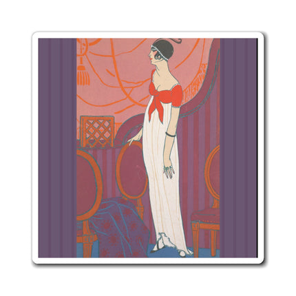 L’Entracte by Georges Lepape Magnets (3 Sizes)