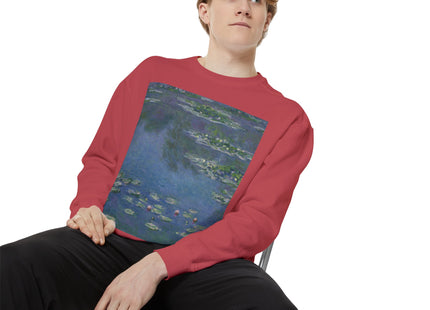 Water Lilies by Claude Monet Unisex Garment-Dyed Sweatshirt