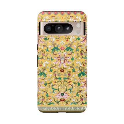 Yellow Botanical Pattern by Owen Jones Phone Cases