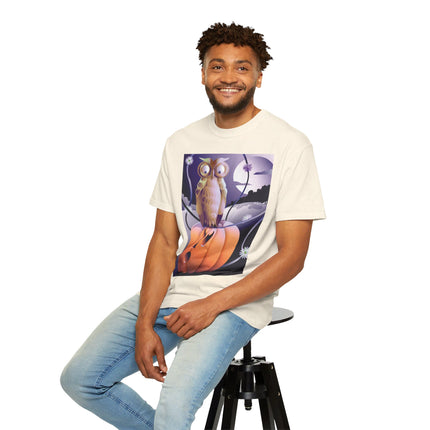 The Startled Pumpkin Unisex Garment-Dyed T-shirt
