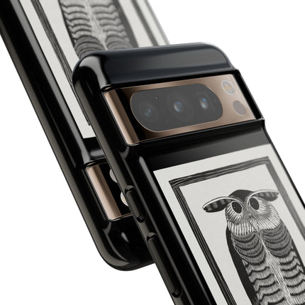 Horned Owl by Samuel Jessurun de Mesquita Phone Cases