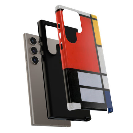 Composition with Red, Yellow, Blue, and Black by Piet Mondrian Phone Cases
