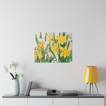 Golden Daffodils by Tanigami Kônan – Japanese Botanical Grace