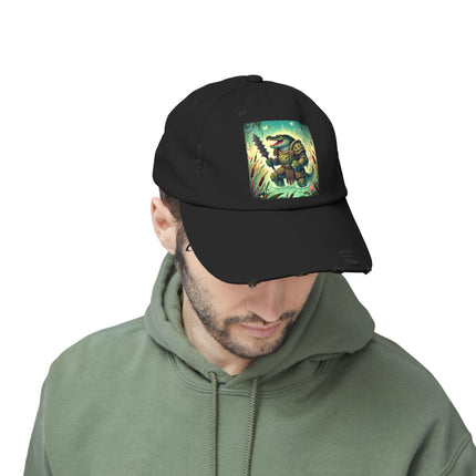 Swamp Tyrant Unisex Distressed Cap