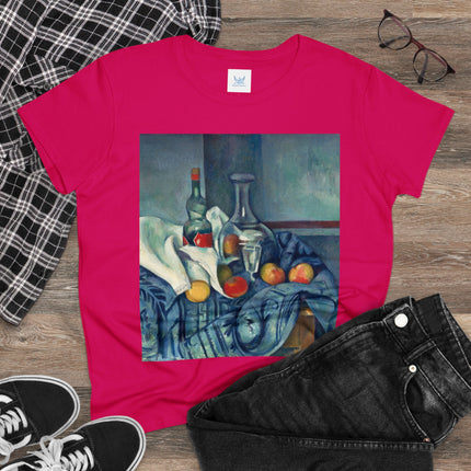 The Peppermint Bottle by Paul Cézanne Women's Midweight Cotton Tee