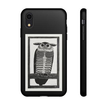 Horned Owl by Samuel Jessurun de Mesquita Phone Cases
