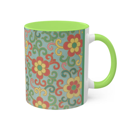 Examples of Chinese Ornament, Pl.09 by Owen Jones Colorful Mugs, 11oz