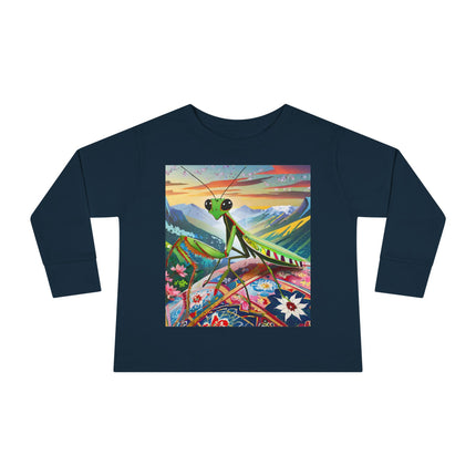 The Joyful Mantis Toddler Long Sleeve Tee