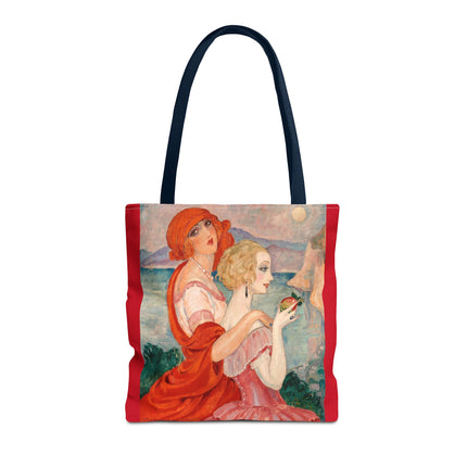 Sur la Route d'Anacapri by Gerda Wegener Tote Bag (AOP)