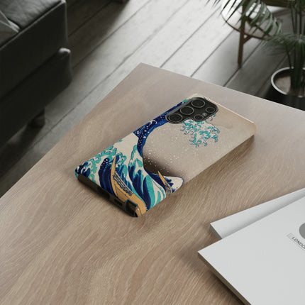 The Great Wave off Kanagawa by Katsushika Hokusai Phone Cases