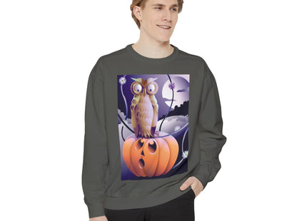 The Startled Pumpkin Unisex Garment-Dyed Sweatshirt