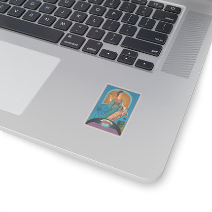March & Aquamarine (Gem Series) by Sofia Chiostri Copper Kiss-Cut Stickers (4 Sizes)