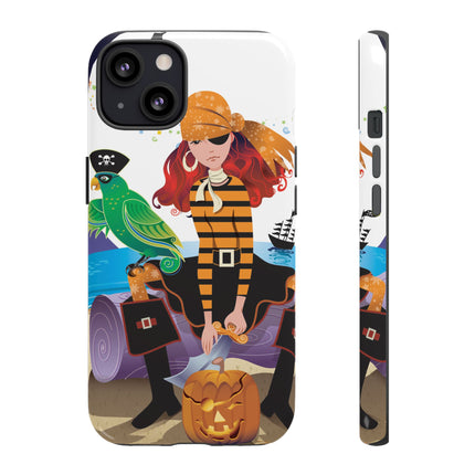 Moonlit Pirate Halloween Phone Cases