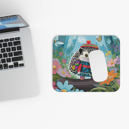 Cute Hedgehog Mouse Pad, Rectangle