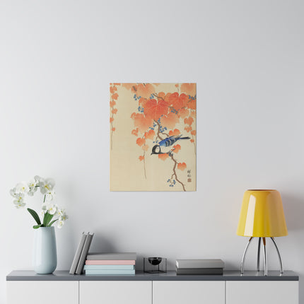 Songbird on Paulownia Branch by Ohara Koson – Japanese Art Print