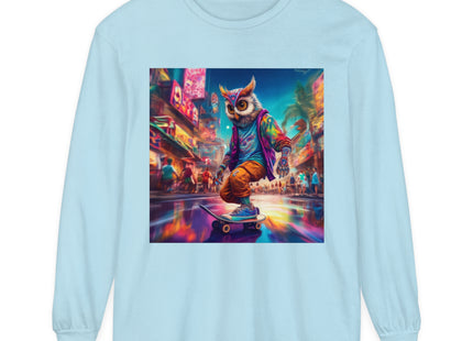Neon Skater Garment-dyed Long Sleeve T-Shirt