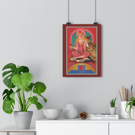 July & Ruby (from the Gem Series) by Sofia Chiostri Giclée Art Print