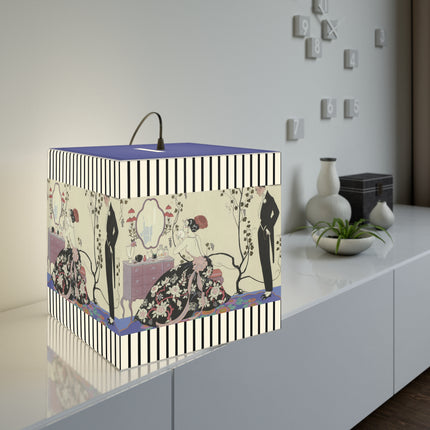 Le Grand Décolletage by George Barbier Light Cube Lamp