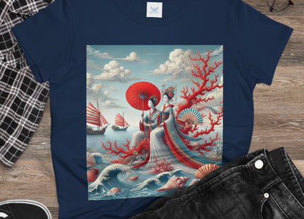 Ladies by the Quiet Sea Cotton Tee