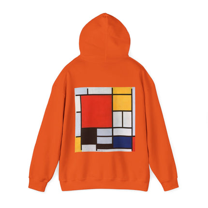 Composition with Red, Yellow, Blue, and Black by Piet Mondrian Heavy Blend™ Hooded Sweatshirt