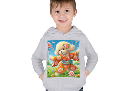Chrysanthemum Meadow Play Toddler Pullover Fleece Hoodie