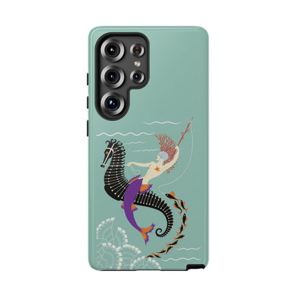 Mermaid on Seahorse Phone Case – Mythic Ocean Grace
