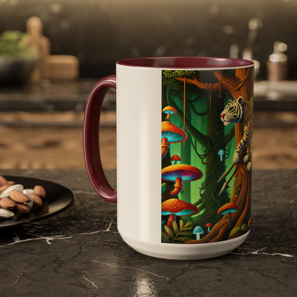 Silent Stripes Colorful Mugs (11oz, 15oz)