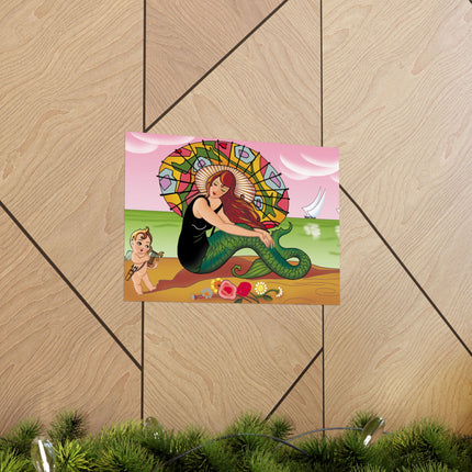 Siren Serenade Premium Matte horizontal posters