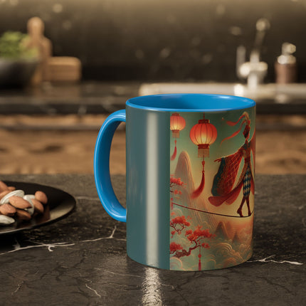 The Lantern Walker Colorful Mugs (11oz, 15oz)
