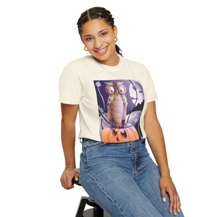 The Startled Pumpkin Unisex Garment-Dyed T-shirt