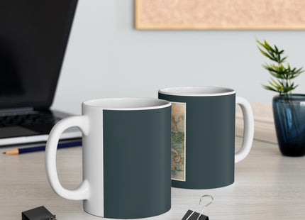 Rita Rides on the Dolphin by Warwick Goble Ceramic Mug 11oz