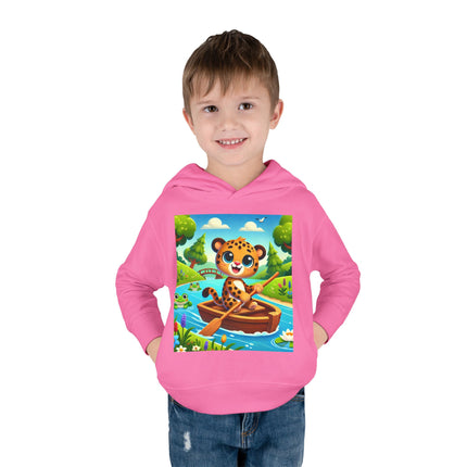 Little Explorer on the River Toddler Pullover Fleece Hoodie